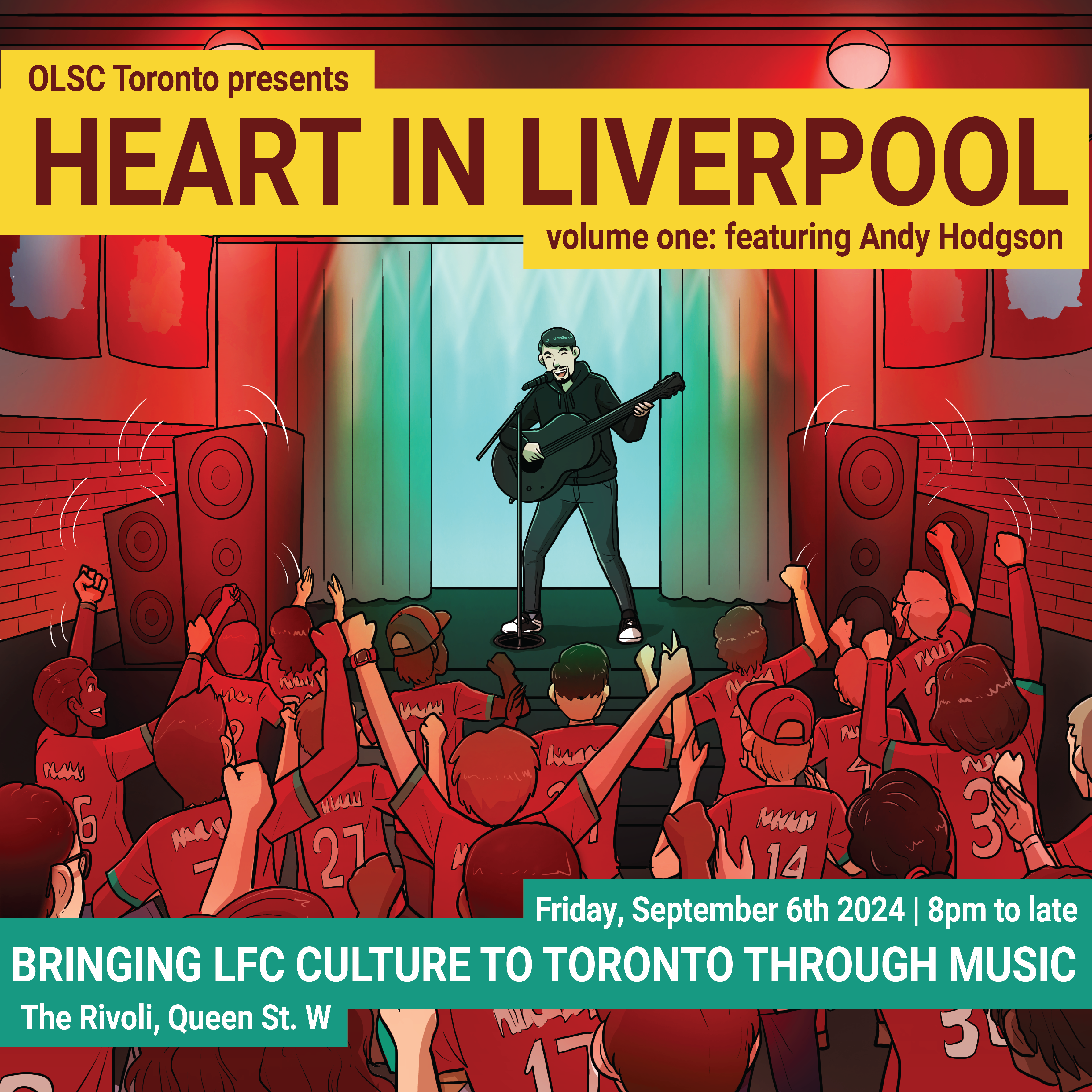 Heart in Liverpool Vol 1 Concert by Official Liverpool Supporters Club of Toronto ft Andy Hodgson